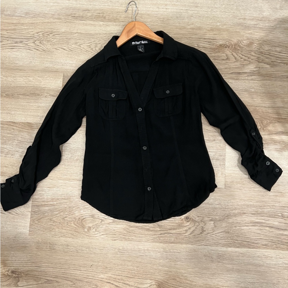 Planet Gold Button Up